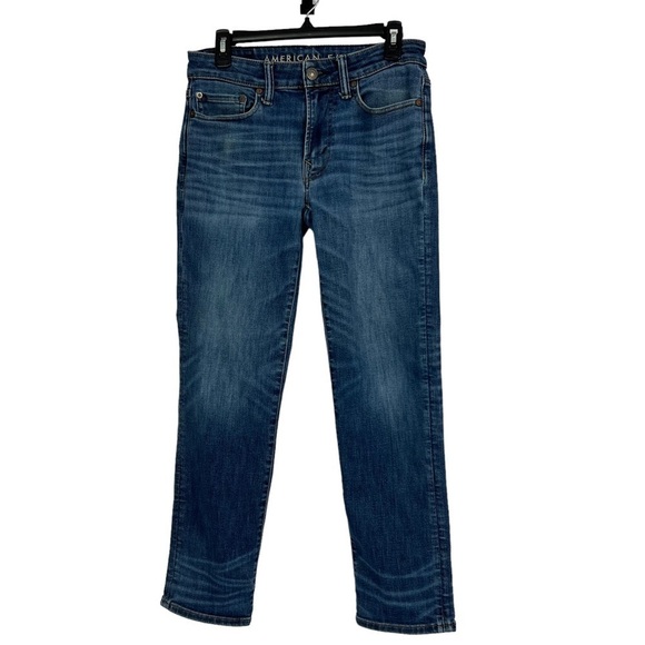 AMERICAN EAGLE OUTFITTERS Men’s Blue Jeans Sz W29/L30 Actual Sz W30/L28 Airflex+ - Picture 1 of 10